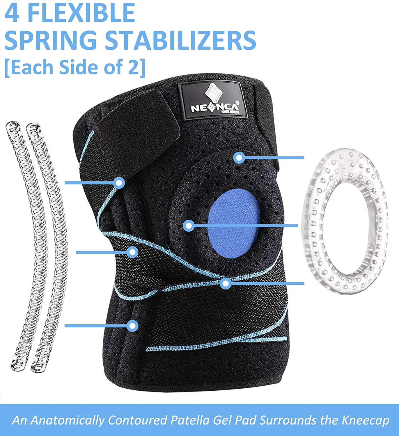 Knee Brace with Side Stabilizers - Image 3