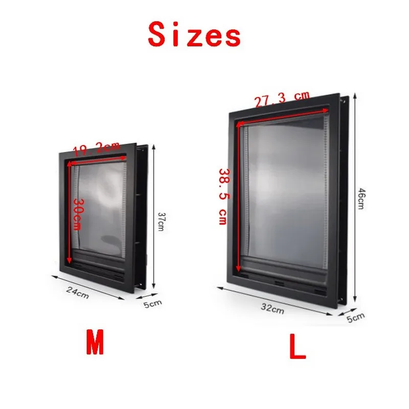 Large Pet Door with PVC Magnetic Closing Mechanism - Image 4