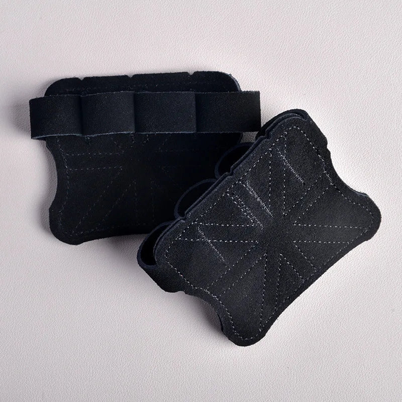 Leather Weight Lifting Training Gloves - Image 2