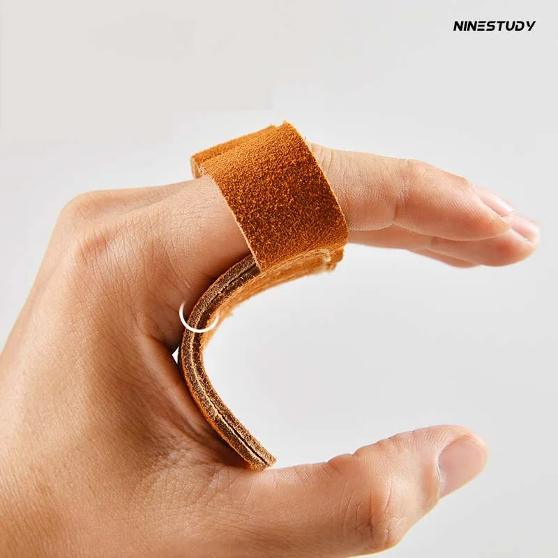 Leather Weight Lifting Training Gloves - Image 4