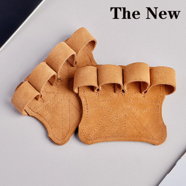 Leather Weight Lifting Training Gloves - Image 8