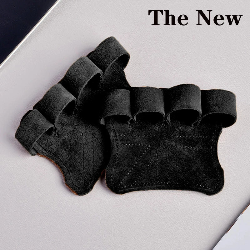 Leather Weight Lifting Training Gloves - Image 9