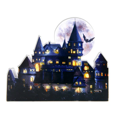 Luminous Halloween Haunted Mansion House LED Desktop Ornament Party Decoration - Image 6