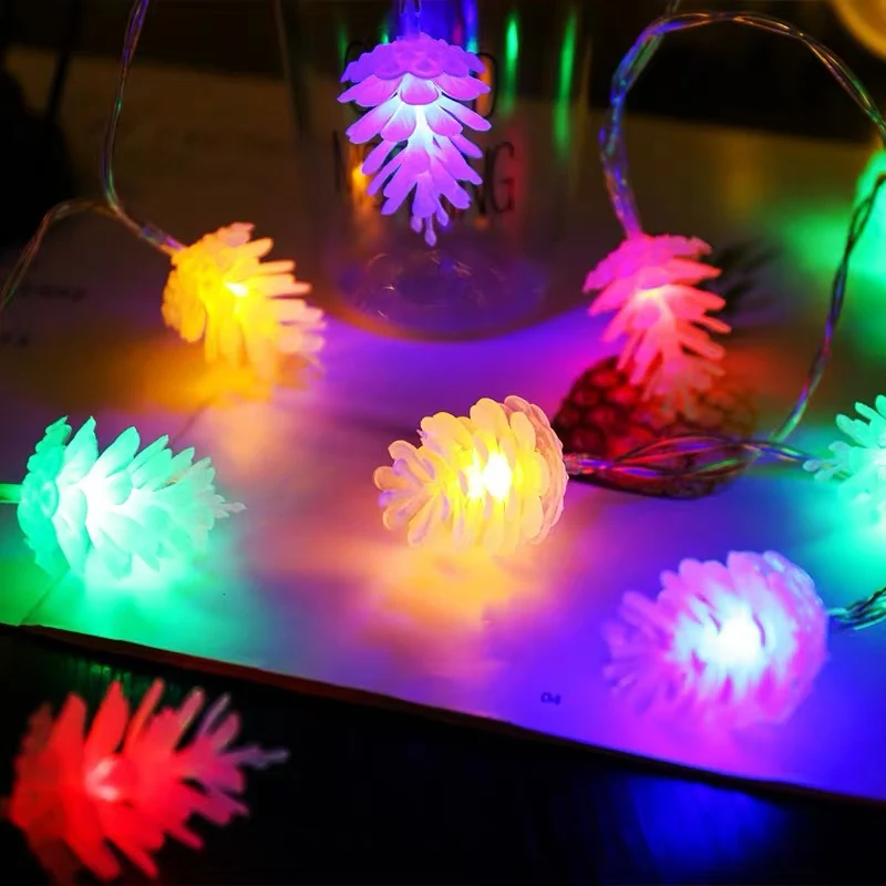 LED Simulation Transparent Pine Nut Light String - Image 3