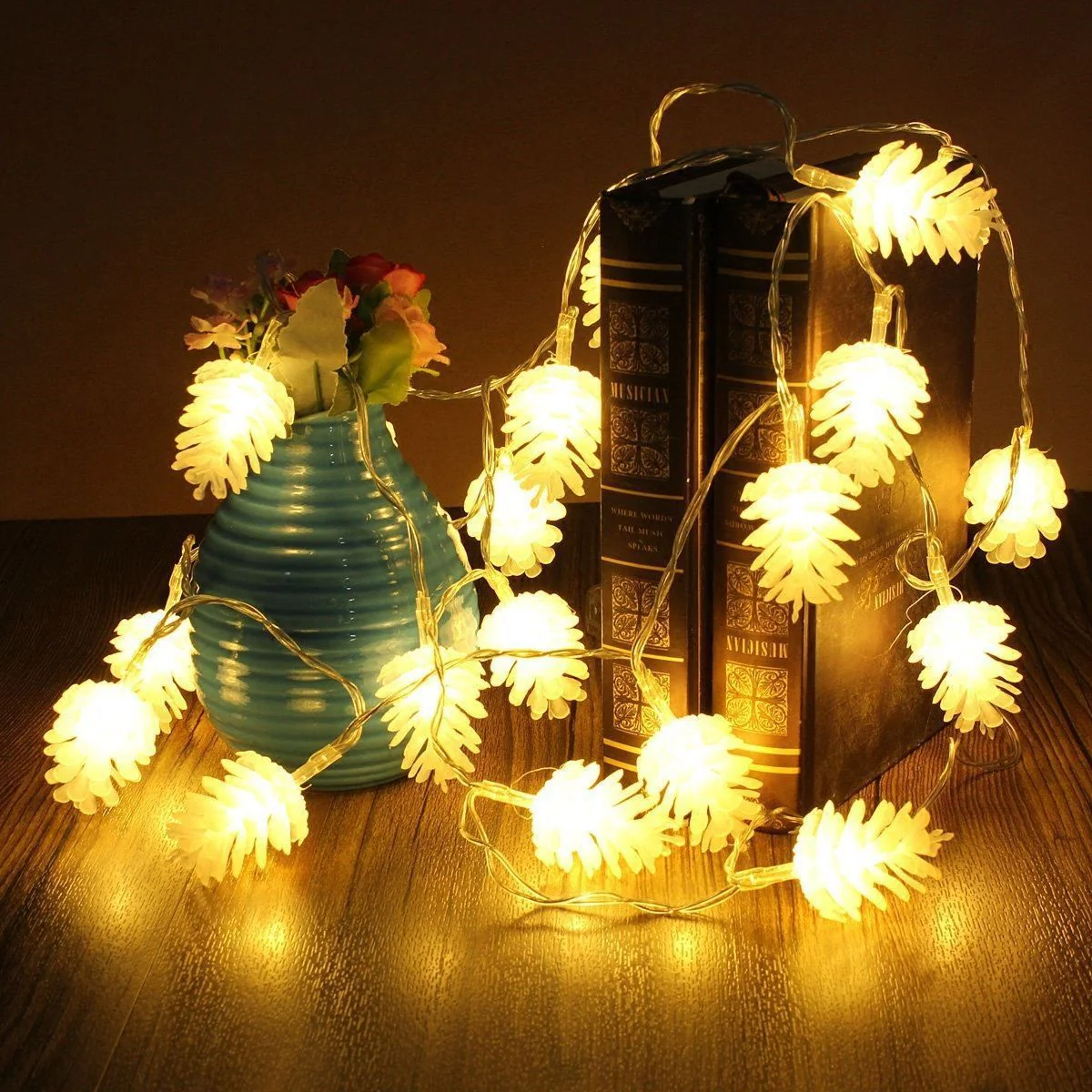 LED Simulation Transparent Pine Nut Light String - Image 5