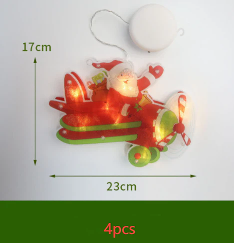 LED Suction Cup Window Hanging Lights Christmas Decoration - Image 11
