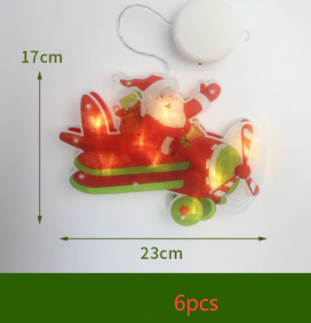 LED Suction Cup Window Hanging Lights Christmas Decoration - Image 12