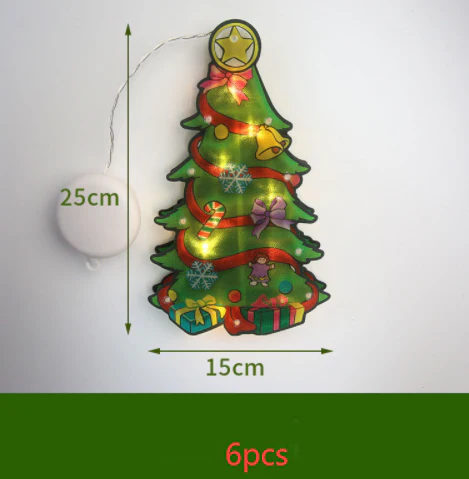 LED Suction Cup Window Hanging Lights Christmas Decoration - Image 16