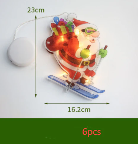 LED Suction Cup Window Hanging Lights Christmas Decoration - Image 22