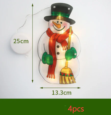 LED Suction Cup Window Hanging Lights Christmas Decoration - Image 23