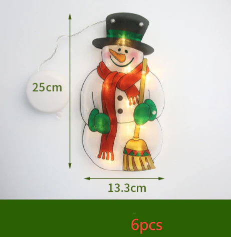 LED Suction Cup Window Hanging Lights Christmas Decoration - Image 24