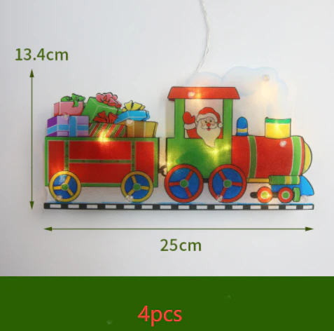 LED Suction Cup Window Hanging Lights Christmas Decoration - Image 25