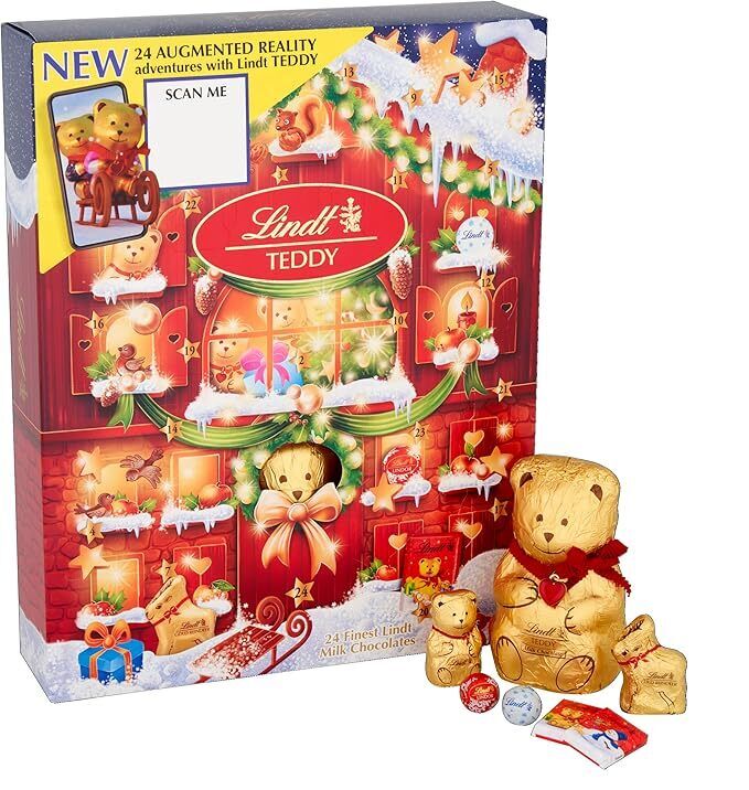 Lindt Teddy Advent Calendar 2024 Augmented Reality Christmas Milk Chocolate 250G - Image 4