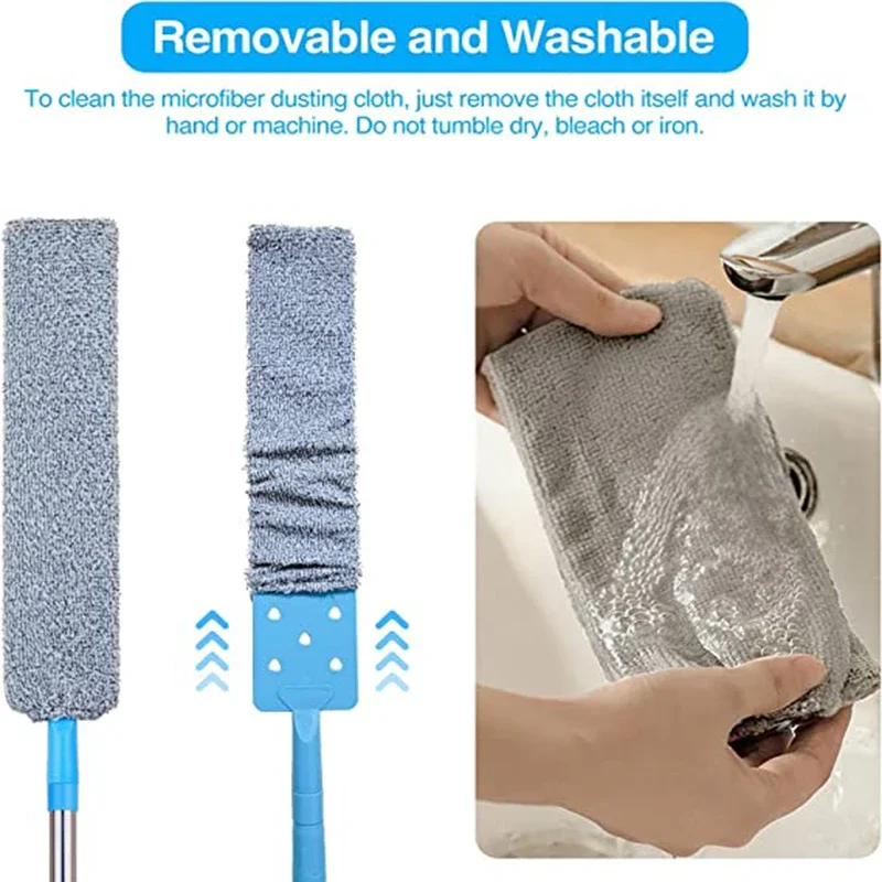 Long Handle Mop Telescopic Sweeper Duster - Image 5