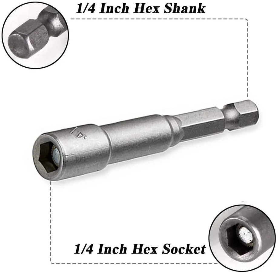 Magnetic 6mm-19mm impact Driver Socket - Image 3