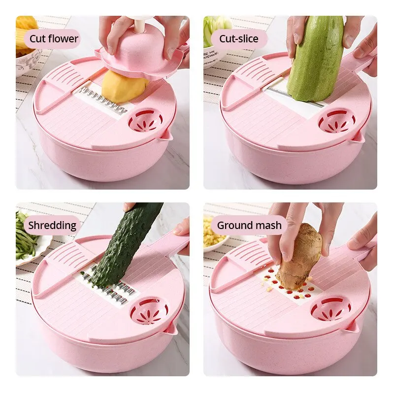Manually Cut Shred Grater Salad Vegetable - Image 5