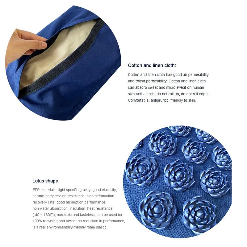 Massage Yoga Mat With Bag - Image 2