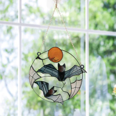 Moon Bat Decorative Acrylic Pendant - Image 6