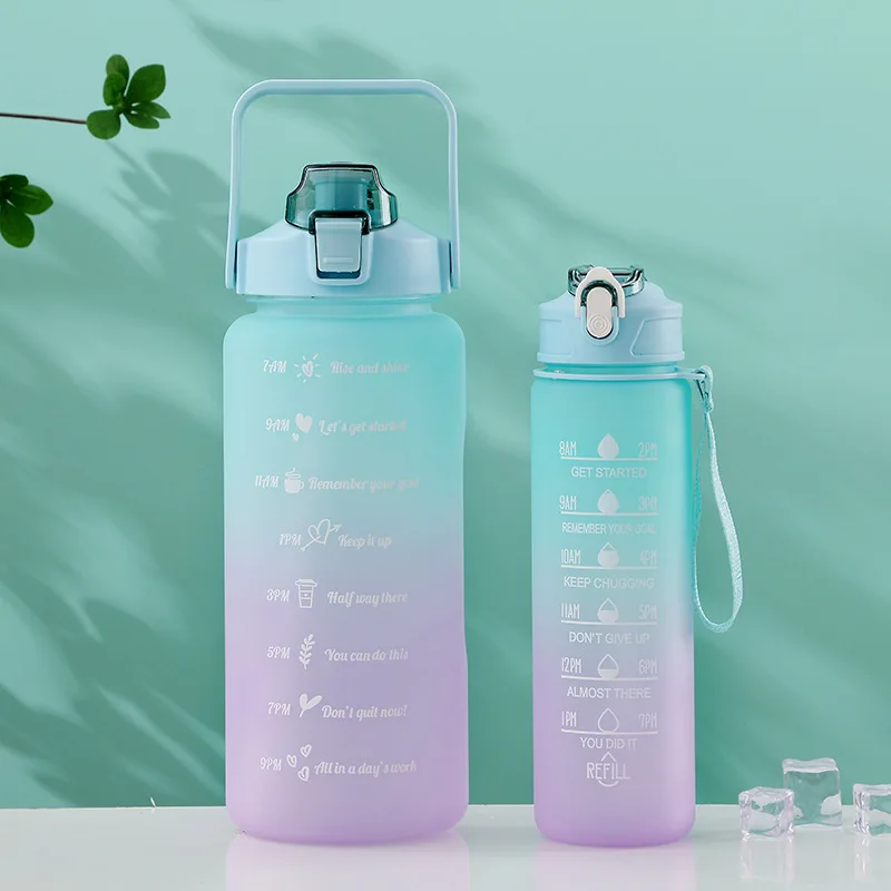 Motivational Sports Water Bottle with Time Marker - Image 12