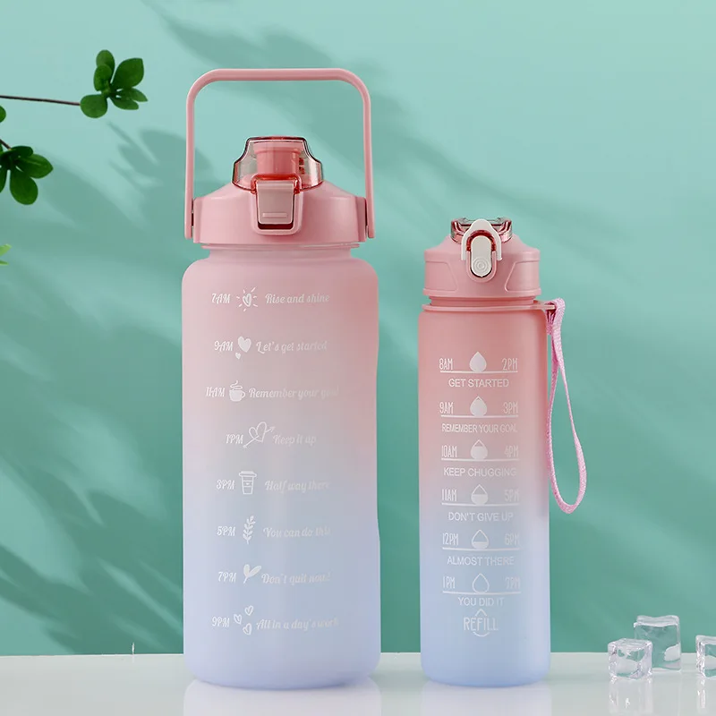 Motivational Sports Water Bottle with Time Marker - Image 13