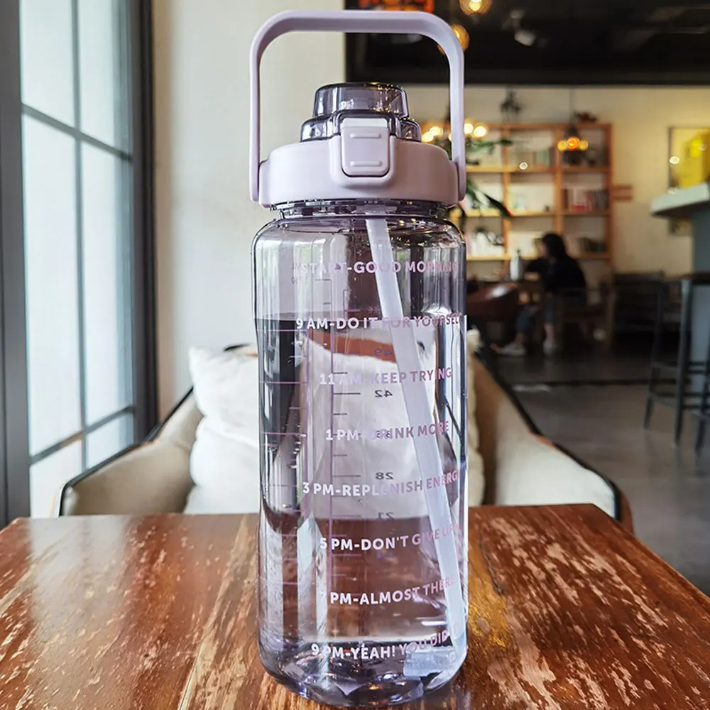 Motivational Sports Water Bottle with Time Marker - Image 20