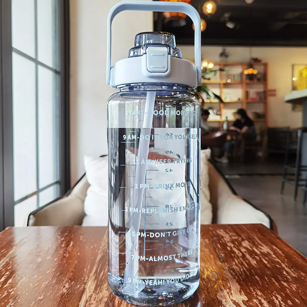 Motivational Sports Water Bottle with Time Marker - Image 8