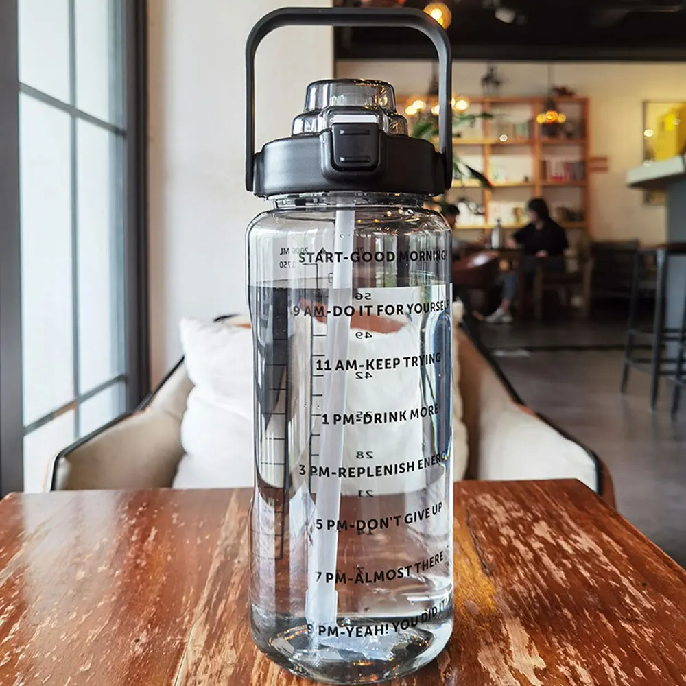 Motivational Sports Water Bottle with Time Marker - Image 9