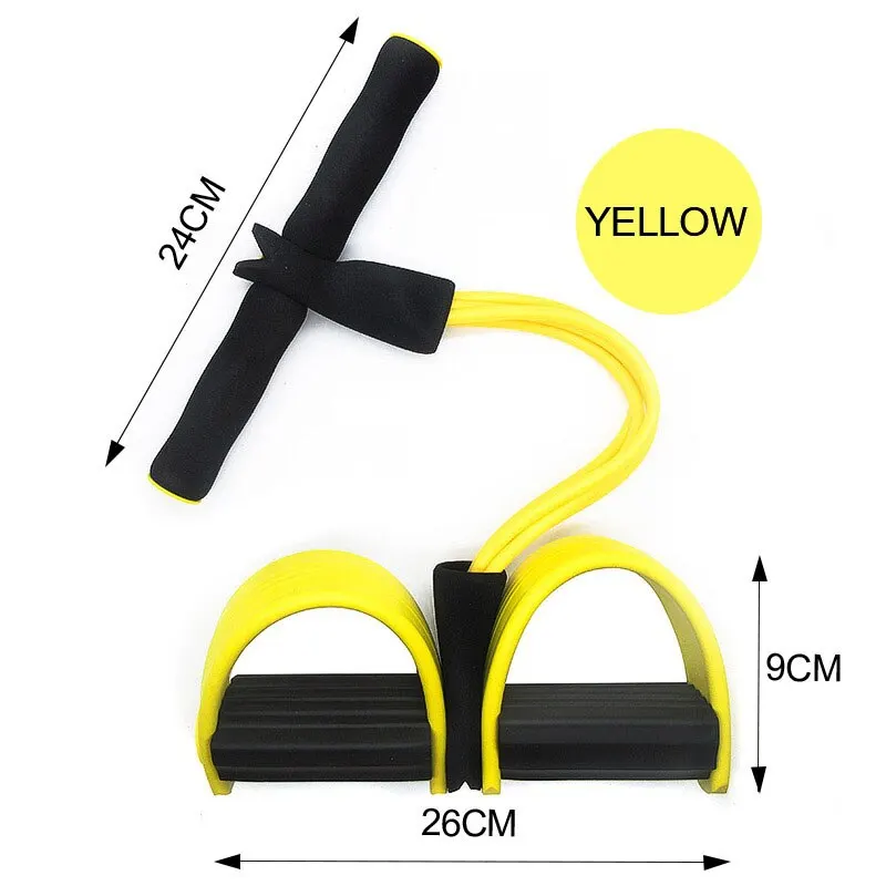 Multi-Function Tension Rope Bands with 4-Tube Elastic Pedal Puller - Image 11