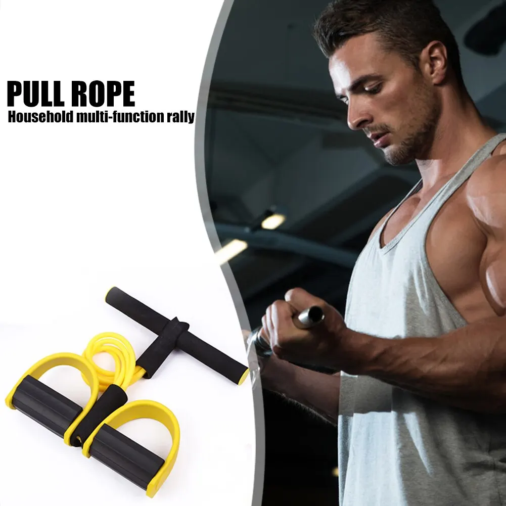 Multi-Function Tension Rope Bands with 4-Tube Elastic Pedal Puller - Image 3