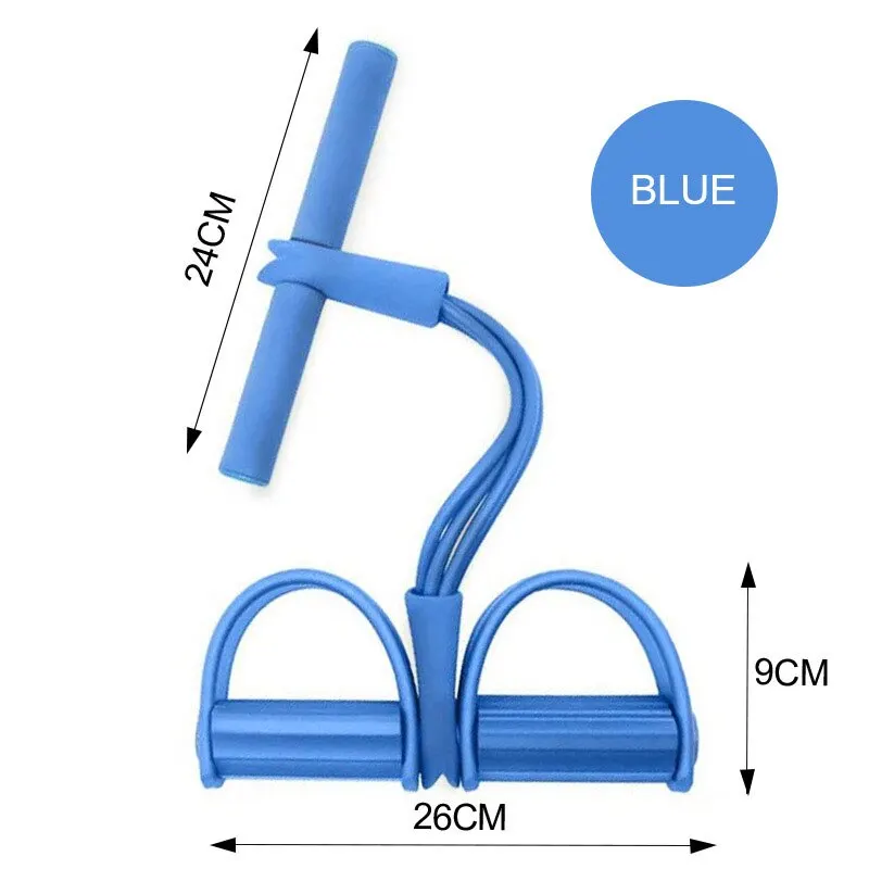 Multi-Function Tension Rope Bands with 4-Tube Elastic Pedal Puller - Image 8