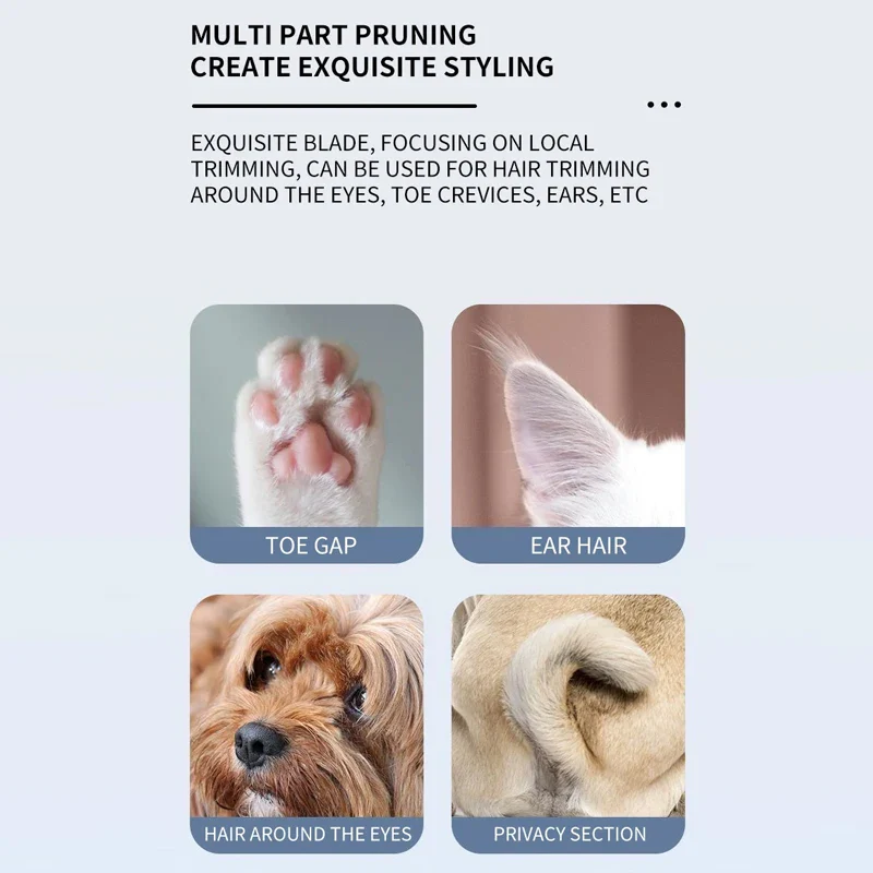 Multi-Functional Rechargeable Pet Grooming Clipper - Image 6