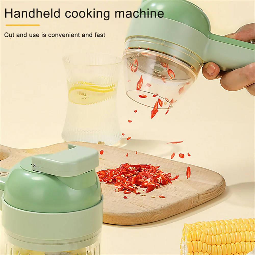 Multifunctional 4 In1 Electric Vegetable Cutter Slicer - Image 4