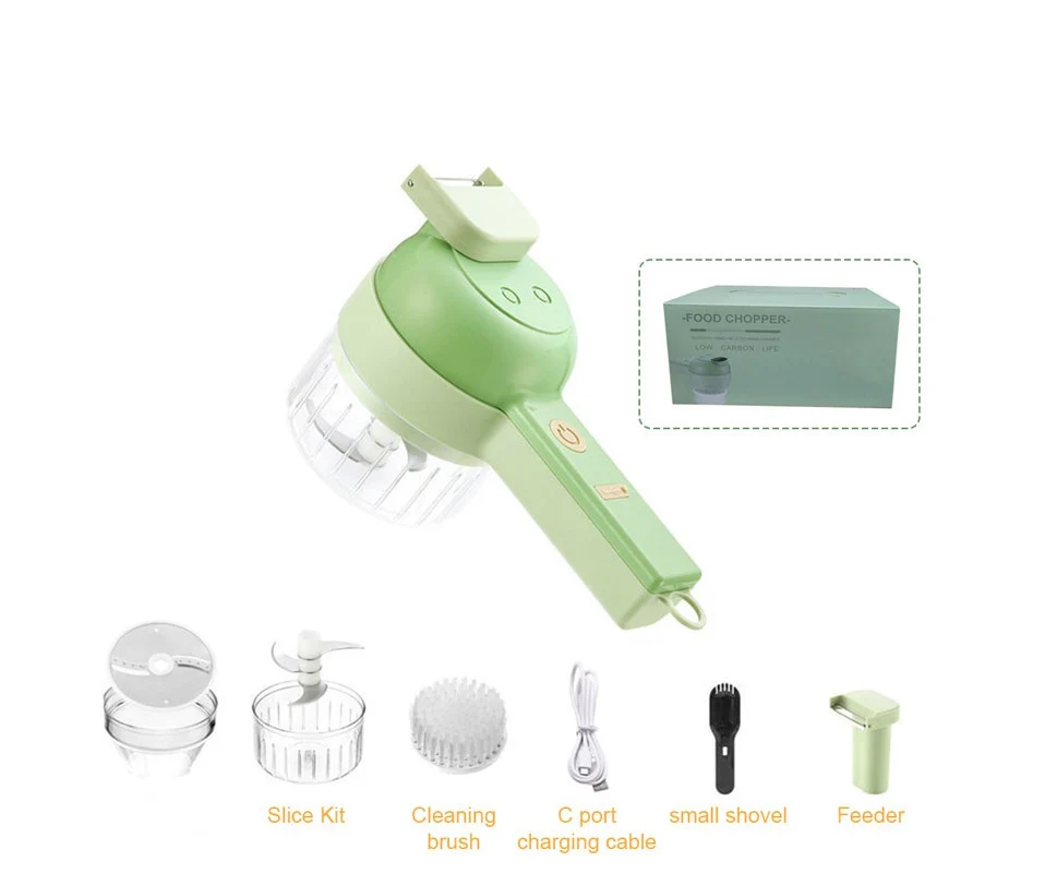 Multifunctional 4 In1 Electric Vegetable Cutter Slicer - Image 8