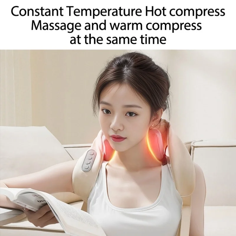 Multifunctional Cervical & Trapezius Muscle Massager – Neck, Shoulder & Hot Compress Therapy - Image 2