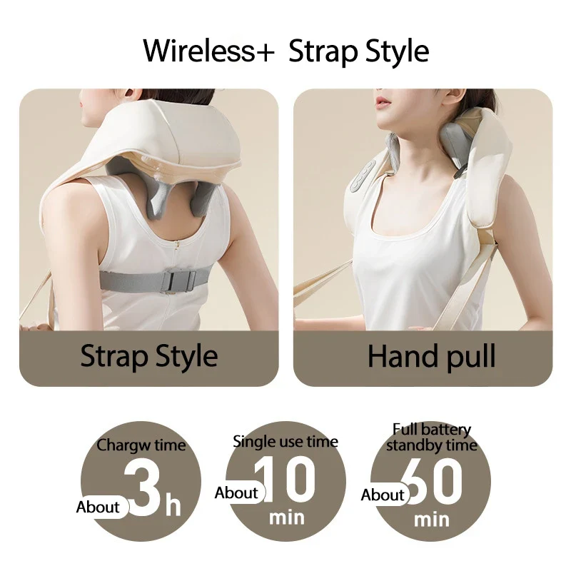 Multifunctional Cervical & Trapezius Muscle Massager – Neck, Shoulder & Hot Compress Therapy - Image 4