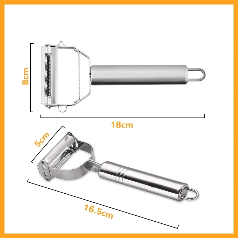 Multifunctional Stainless Steel Kitchen Vegetable and Fruit Peeler - Image 6