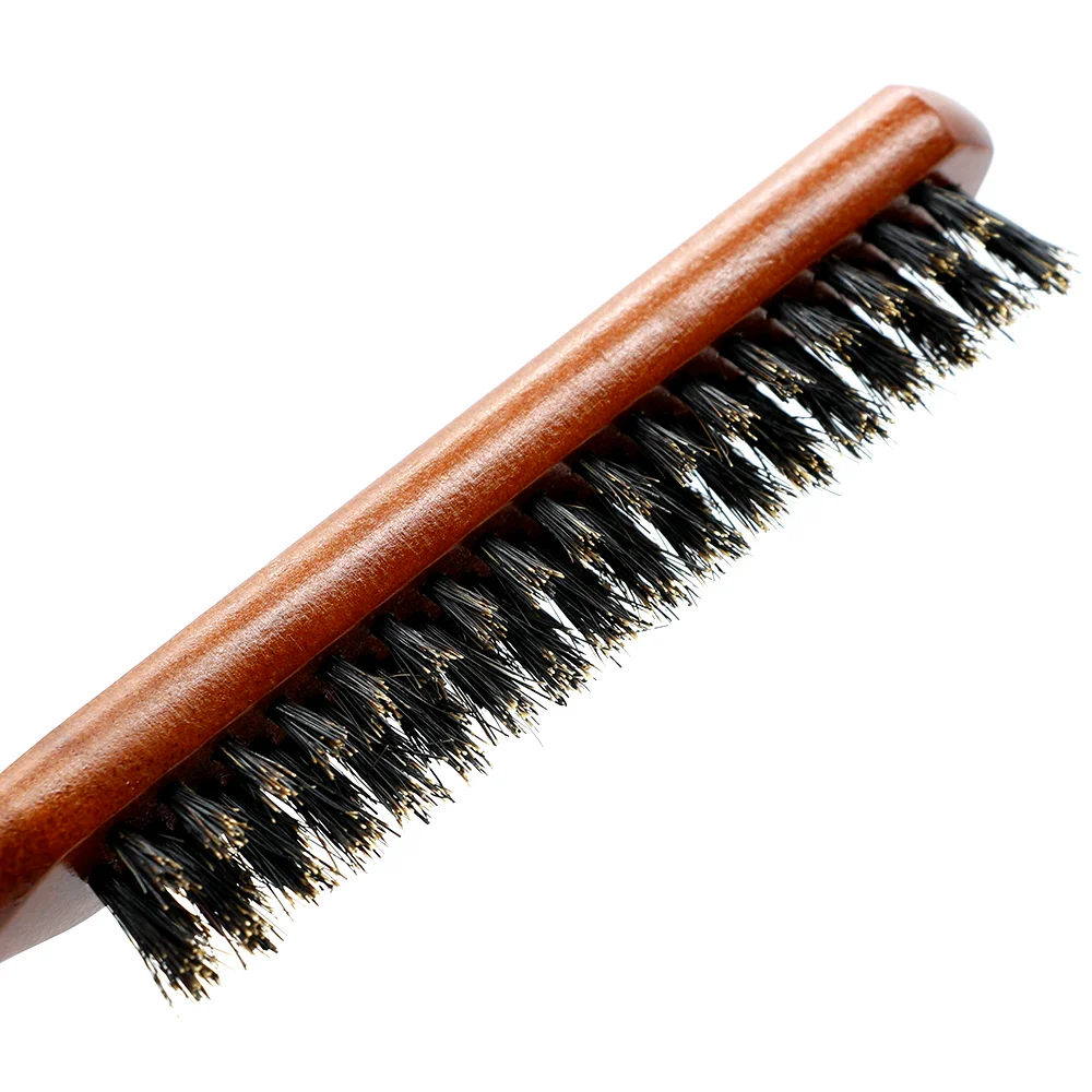 Natural Boar Bristle Hair Brush - Image 3