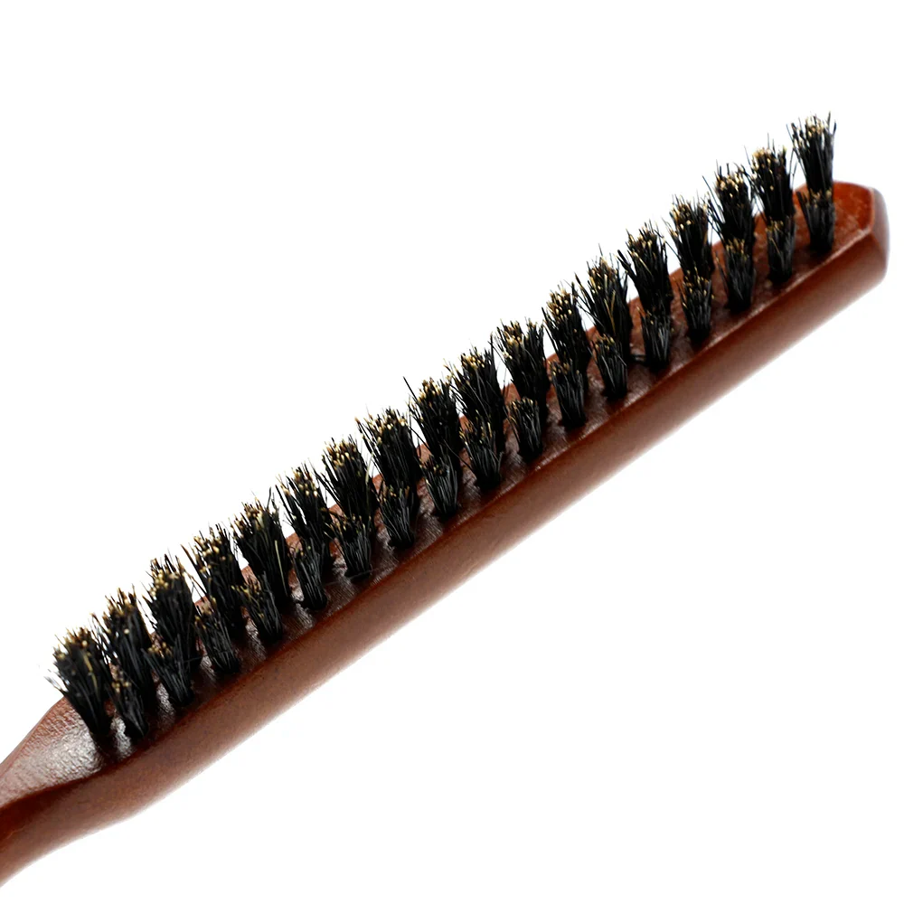 Natural Boar Bristle Hair Brush - Image 6