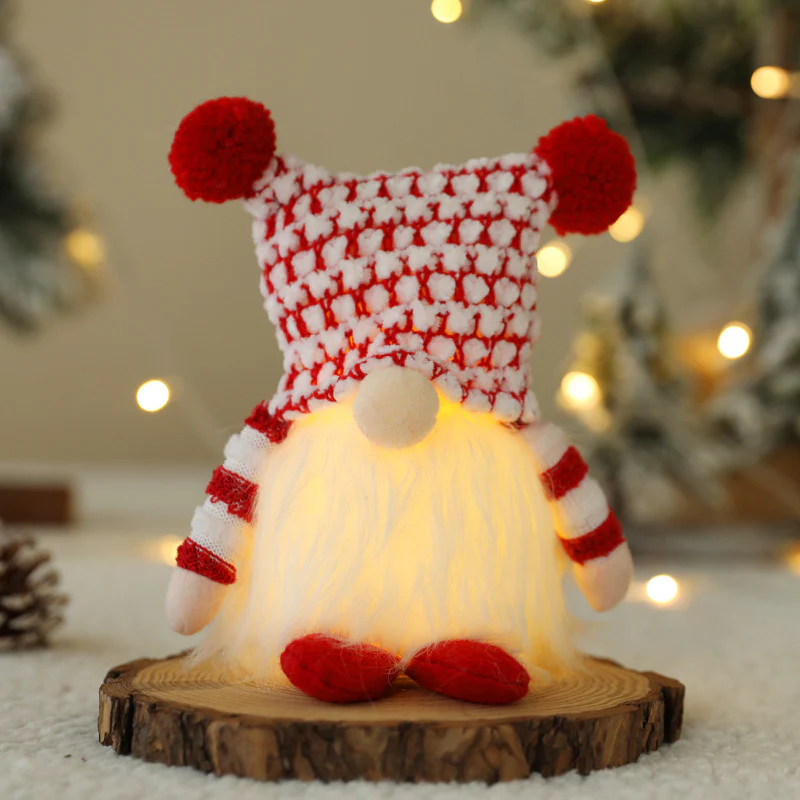 Christmas Faceless LIGHT UP Gnomes Doll With Lights - Image 3