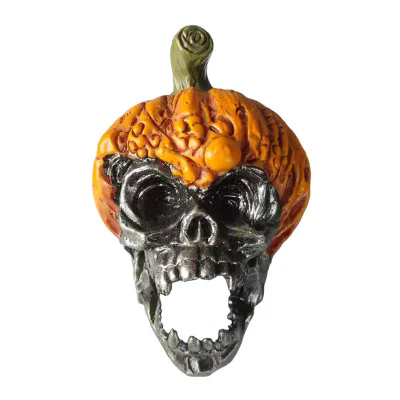 Evil Pumpkin Skull Halloween Ornament - Image 6