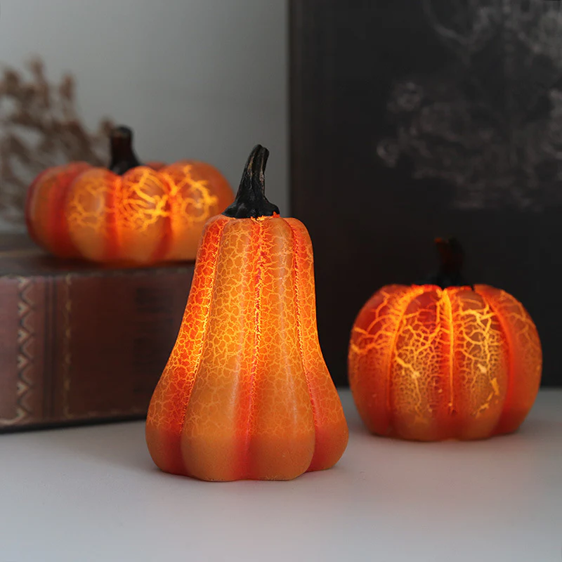 Halloween LED Candle Lamp Luminous Pumpkin Lantern - Image 2