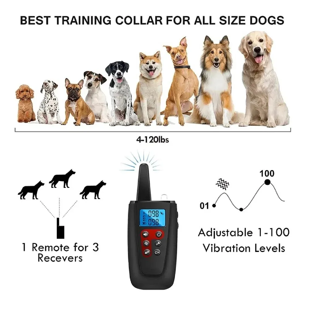 No Shock Electric Dog Training Collar + Clicker - Image 4