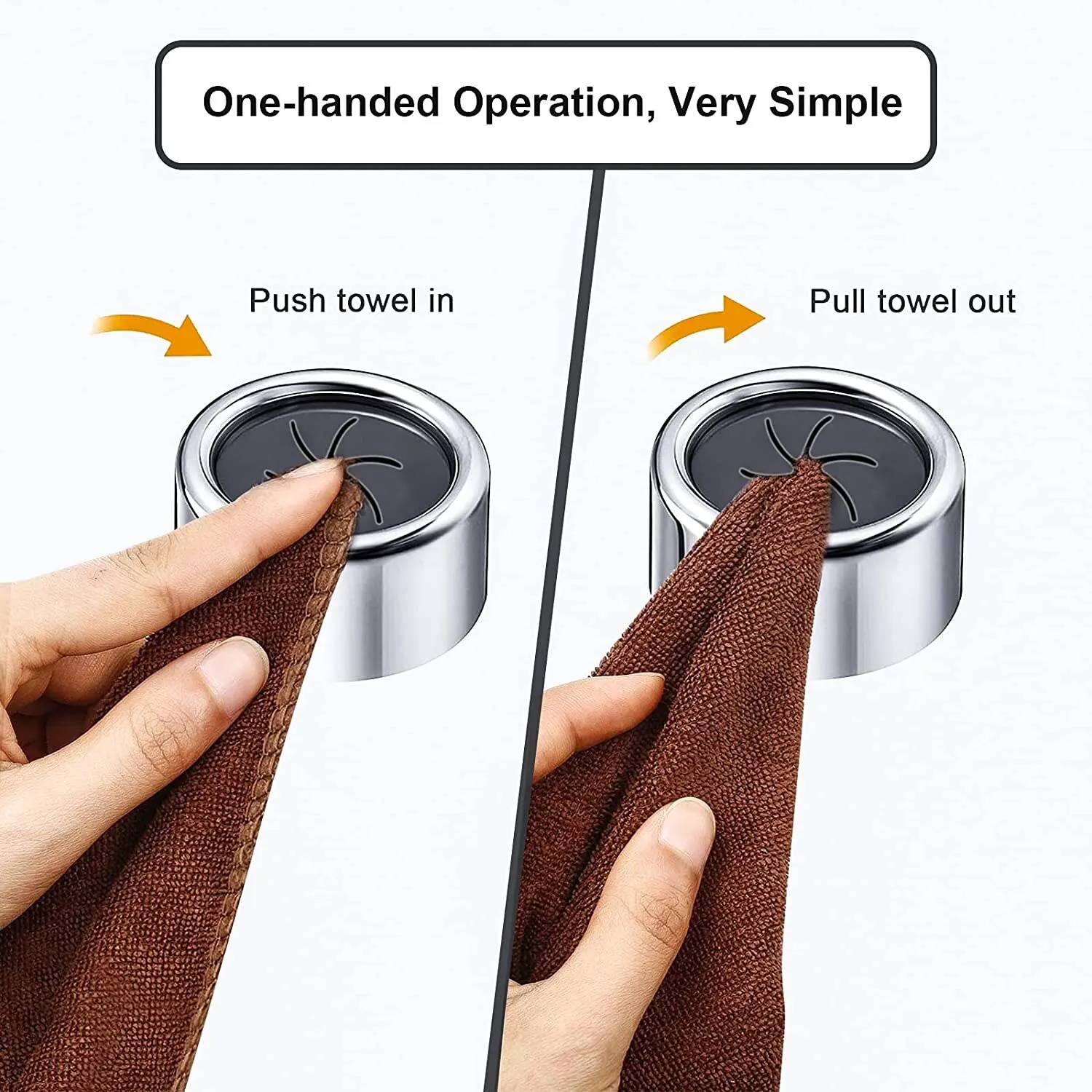 Non-Drill Dishcloth and Glove Storage Clips - 3-Pack - Image 3
