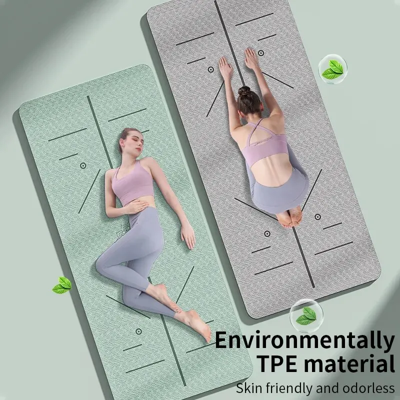 Non Slip Yoga Mat Eco Friendly - Image 2