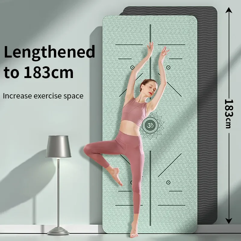 Non Slip Yoga Mat Eco Friendly - Image 3