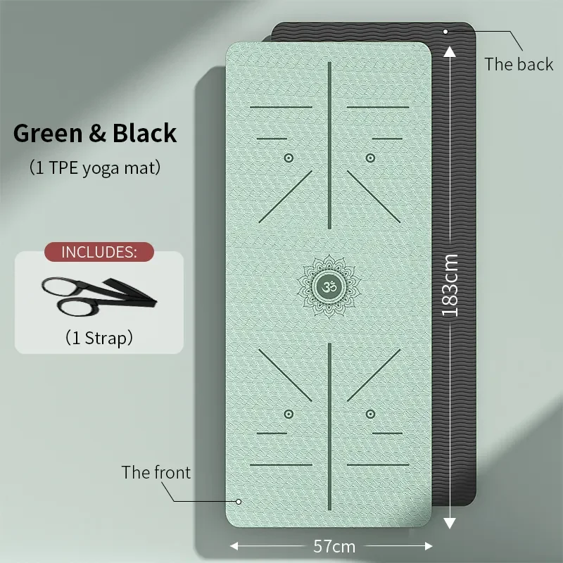Non Slip Yoga Mat Eco Friendly - Image 9