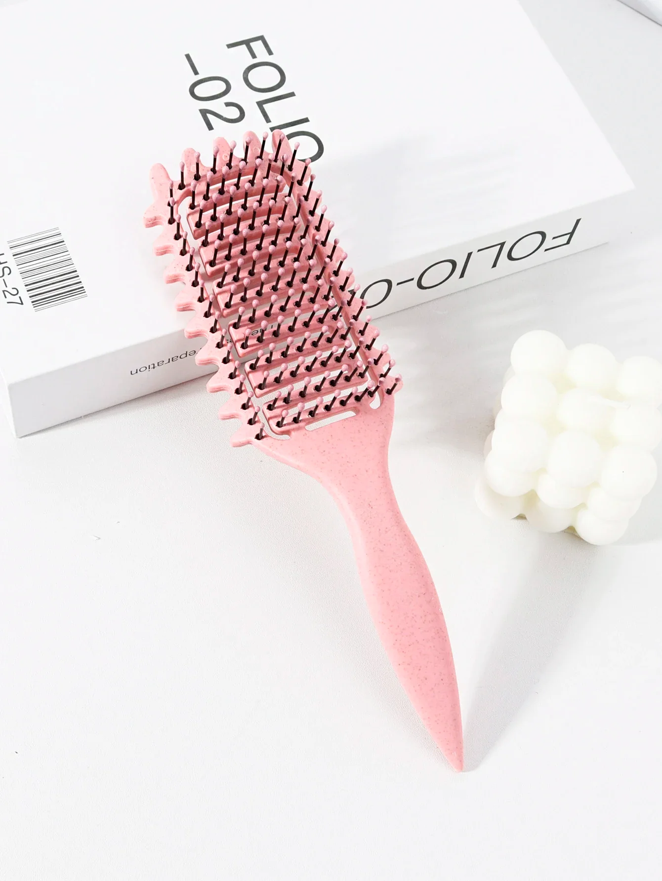 Nylon Bristle Hair Styling Brush - Image 4