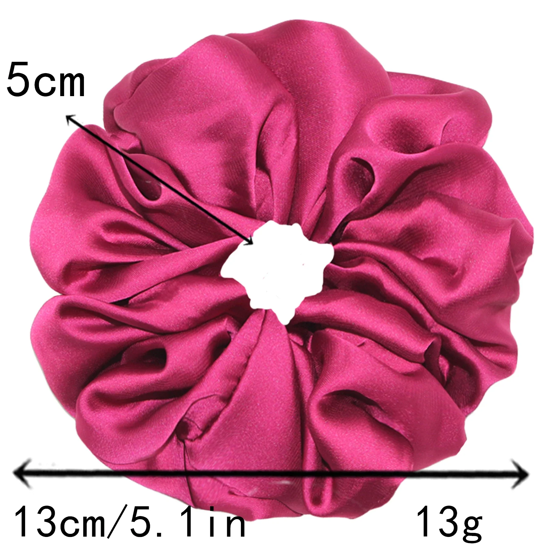 Oversized Satin Scrunchie - Image 3