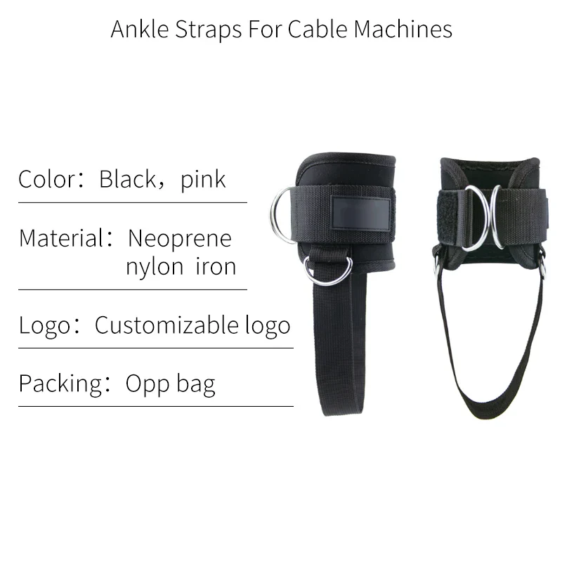 Padded D-ring Ankle Strap - Image 4
