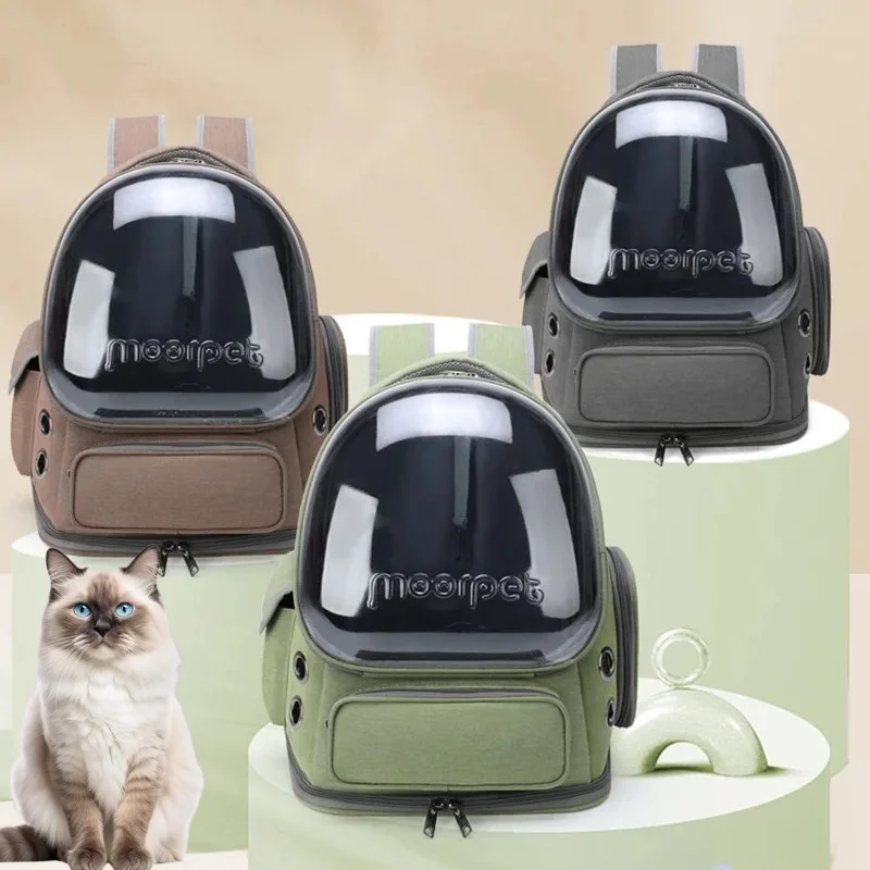 Pet Cat Carrier Backpack – Outdoor Travel Bag for Cats & Small Dogs - Image 2